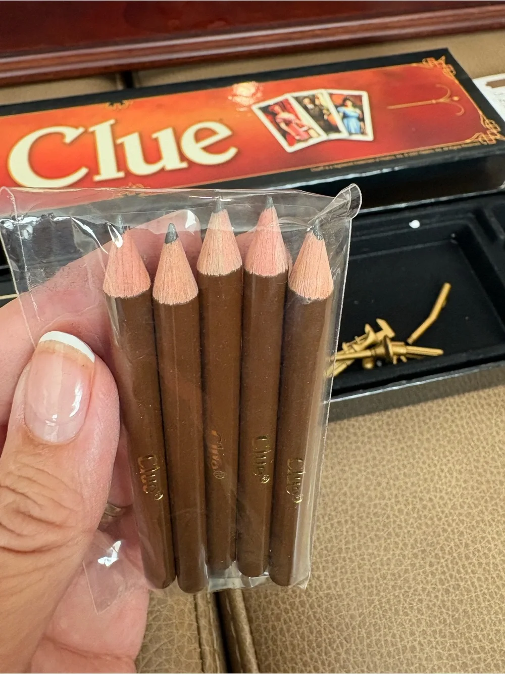 Clue Collector’s Edition Restoration Hardware Hasbro 3D Wood Board Game 2007 NIB